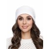 Dámská pletená čepice - 9594 - bílá - pro obvod hlavy 58 cm