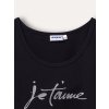 Dívčí tílko JeT'aime - černá - velikost 164