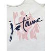 Dívčí tílko JeT'aime - bílá — dětské oblečení Winkiki