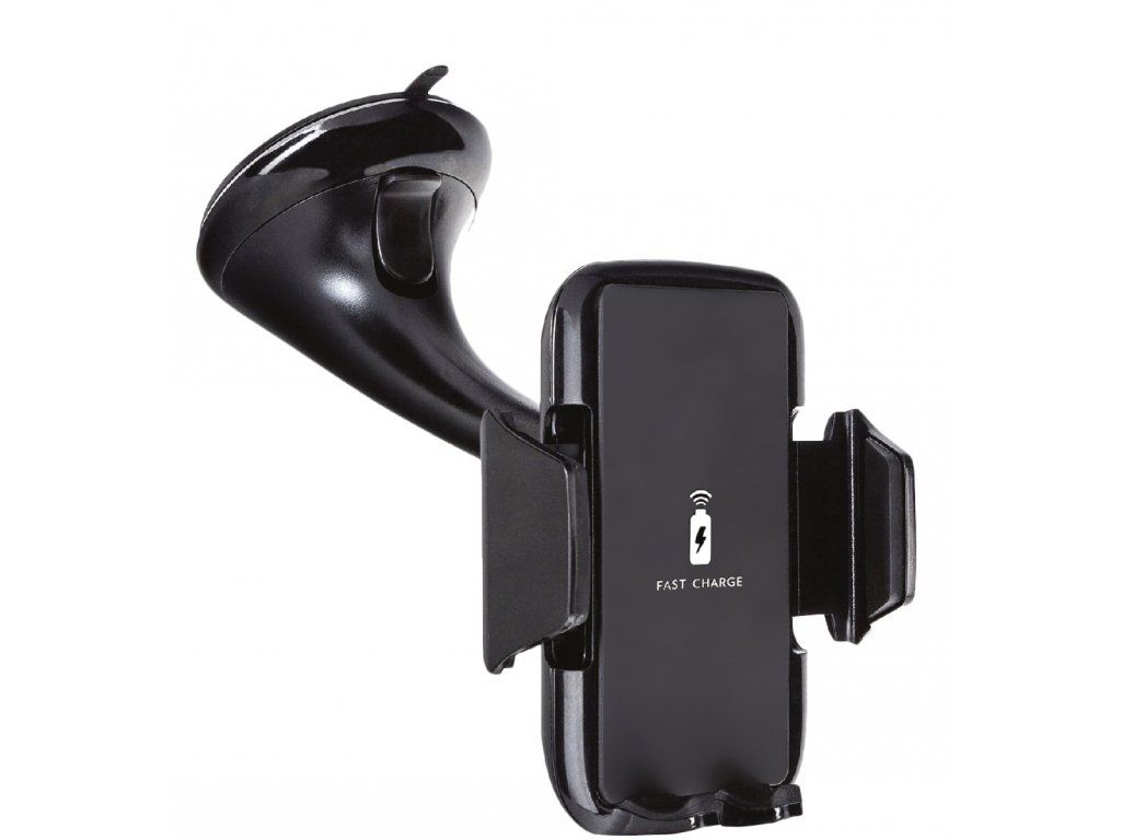 Bezdrátová nabíječka do auta a držák WG 31 15W + kabel Type-C - černá