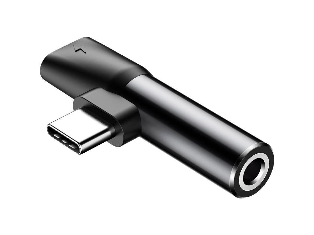 Mini adapter Type-C + 3.5mm audio jack (Černý)