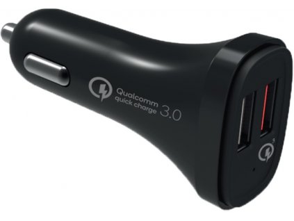 Autonabíječka 2xUSB 30W (Černá)