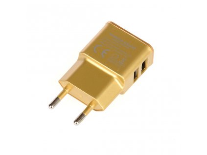 DUAL USB Charger 2,4A (Zlata)