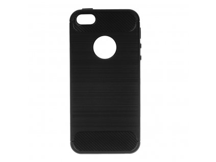 Pouzdro Carbon iPhone 5/5S/SE (Černá)