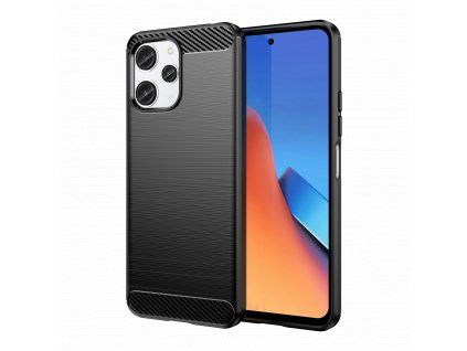 Carbon Case for Xiaomi Redmi 12 4G/5G - Black