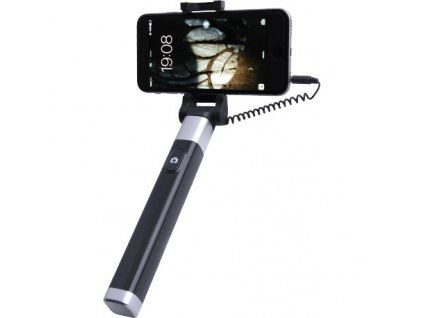 Telescopic Selfie Stick WG 5 with 3.5mm Jack Cable - black