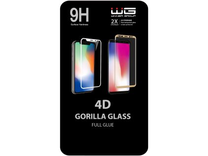Szkło Hartowane 4D Full Glue iPhone XR / iPhone 11 (Czarne)