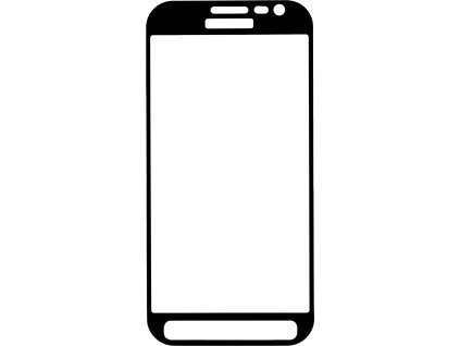 Szkło Hartowane 4D Edge Glue Samsung Xcover 4s / Samsung Xcover 4 (Czarne)