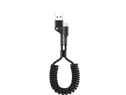 Datový kabel USB-A x Micro USB 1m - černý