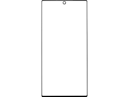 Tvrzené sklo 4D Edge Glue Samsung Galaxy Note 10 Plus - černé