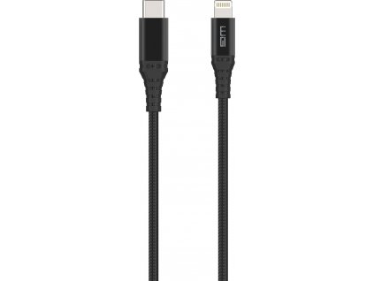 Datový kabel USB-C x Lightning 1m 30W - černý