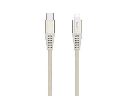 Datový kabel USB-C x Lightning 1m - zlatý
