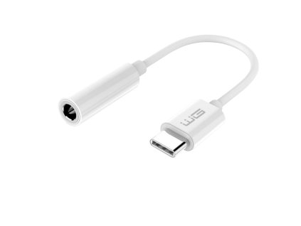 Adaptér USB-C x Jack 3,5mm - bílý