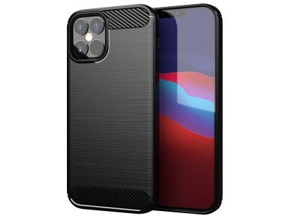 Etui Carbon iPhone 12/iPhone 12 Pro - czarne