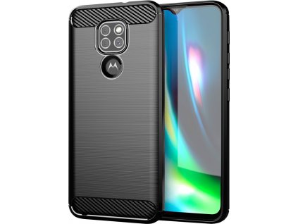 Pouzdro Carbon Motorola E7 Plus/G9 Play (Černé)