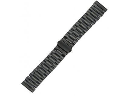 Metalowy pasek Universal 01/22mm - czarny