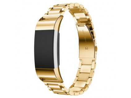 Náhradní řemínek kovový pletený pro Samsung Fit2(R360)- zlatý