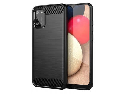 Carbon Case for Samsung Galaxy A02s - Black