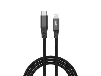 Data Cable USB-C to Lightning MFi 0.2m 60W - black