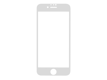 Tvrzené sklo 4D Full Glue iPhone 7 Plus/8 Plus - bílé