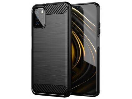Carbon Case for Xiaomi Redmi Note 10 5G/Poco M3 Pro 5G - Black