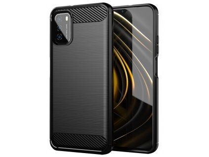 Etui Carbon Xiaomi Redmi Note 10 5G/Poco M3 Pro 5G - czarne