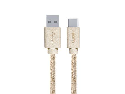 Datový kabel USB-A x USB-C 2m 60W - béžový
