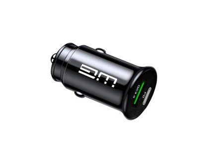 Mini 2x USB 20W Car Charger - black