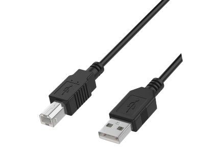 Data Cable USB-A to USB-B 1.5m - black