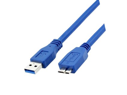 Kabel do transmisji danych USB-A x USB Micro-B 1,5 m - niebieski