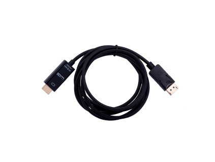 Kabel DisplayPort x HDMI 2m - czarny