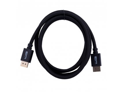 Kabel video 2x DisplayPort 2m - černý