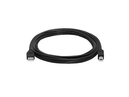 Kabel do transmisji danych USB-A x USB-B 5m - czarny
