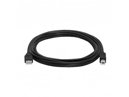 Kabel USB-A(male) to USB-B(male)/5m (Czarny)