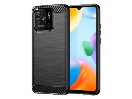 Pouzdro Carbon Xiaomi Redmi 10C (Černý)