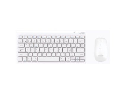 Bluetooth Keyboard with Mouse - white