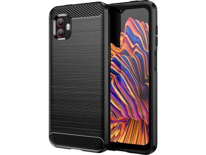 Carbon Case for Samsung Galaxy Xcover 6 Pro 5G - Black