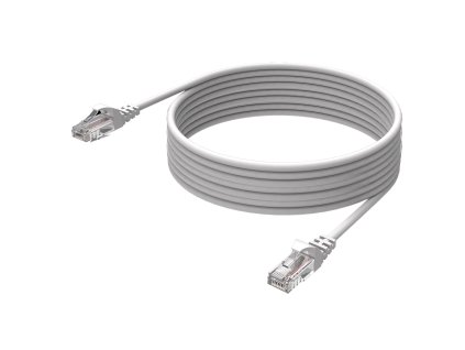 Kabel ethernetowy UTP RJ45 x RJ45 CAT-5E - 20m - biały