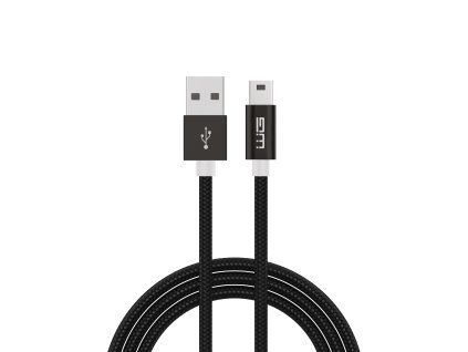 Data Cable USB-A to USB Mini-B (5-pin) 1m 2A - black