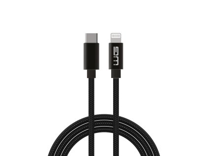 Datový kabel USB-C x Lightning 0,5m 30W - černý