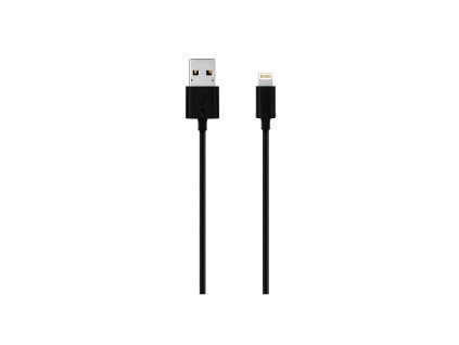 Datový kabel USB-A x Lightning 1m - černý