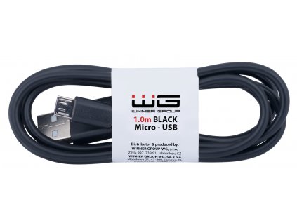 Datový kabel Micro-USB/1m/černý