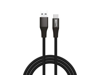 Kabel do transmisji danych USB-A x USB-C 2m 60W - czarny