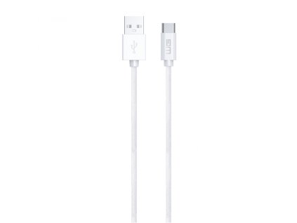 Datový kabel USB-A x USB-C 2m 60W - bílý