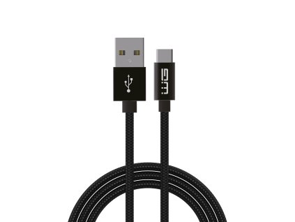 Kabel do transmisji danych USB-A x USB-C 0,5m 60W - czarny