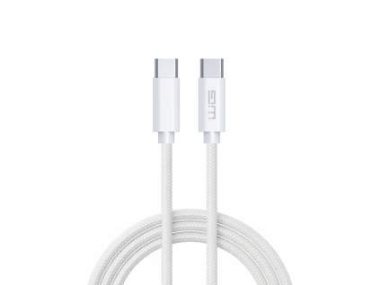 Kabel do transmisji danych ECO USB-C x USB-C 2m 60W - biały