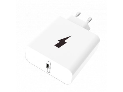 Ładowarka sieciowa 1xUSB-C (PD 45W/PPS) (Biała)
