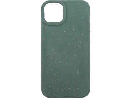 Pouzdro ECO 100% compostable iPhone 15 Plus - tmavě zelené