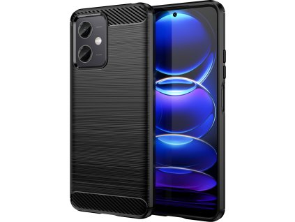 Pouzdro Carbon Xiaomi Redmi Note 12 4G - černé