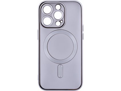 Pouzdro Magic Eye z obsługą iPhone 14 Pro - srebrne